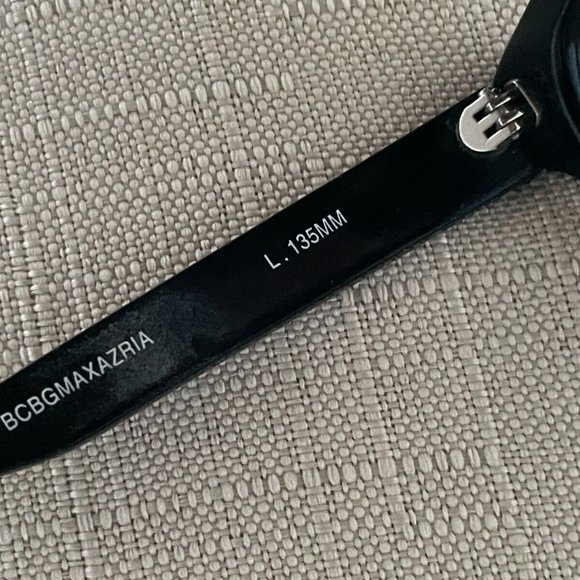 BCBGMAXAZRIA Women Sunglasses/Eyeglasses Frame GLIMMER Black 56[]17 135 - Picture 9 of 12